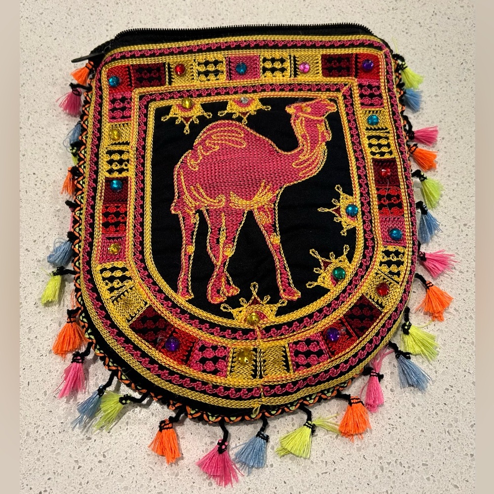 Handmade Multicolor Woven Pattern Crossbody Bag